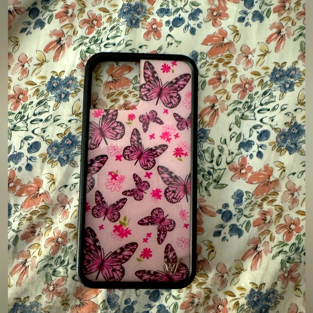 Pink Butterfly iPhone 12/12 Pro Case
